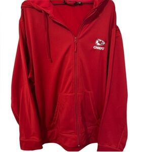 Kansas City Chiefs Dunbrooke Red Zipper Hoodie XXXL 3X